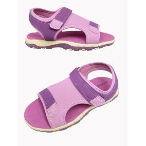 Everest Girls 4 Purple Adjustable Strap Sandals Comfort Summer Shoes
